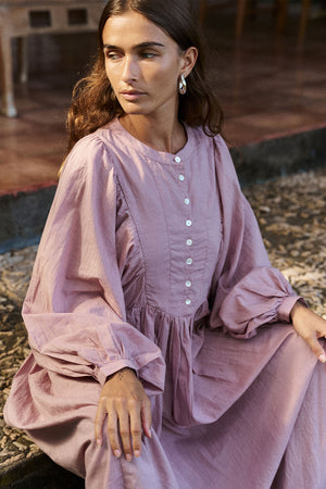 Anika Maxi Dress ~ Mulberry