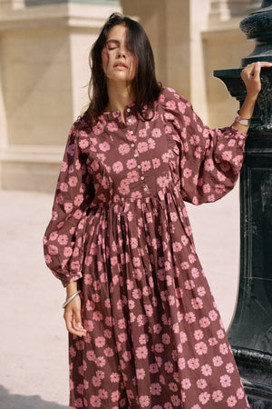 Anika Maxi Dress ~ Pink Cosmos