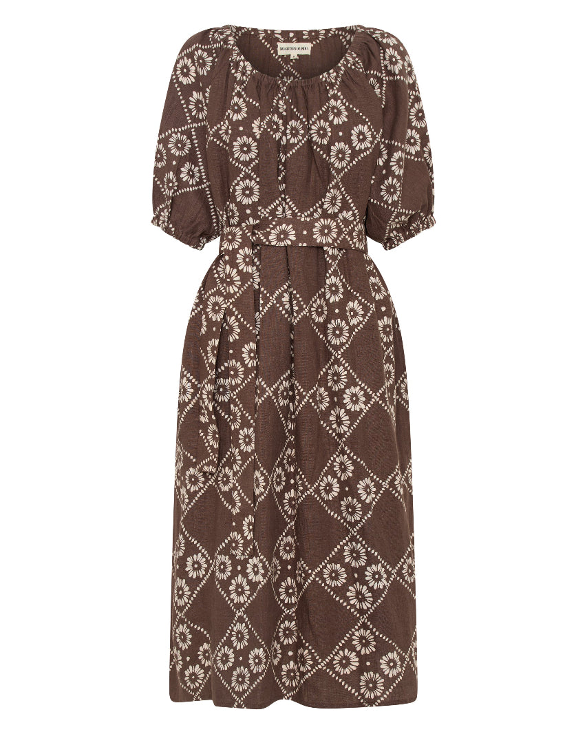 Dahlia Maxi Dress ~ Maple