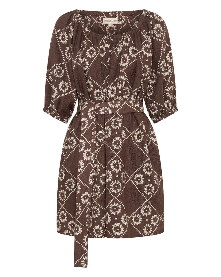 Dahlia Mini Dress ~ Maple