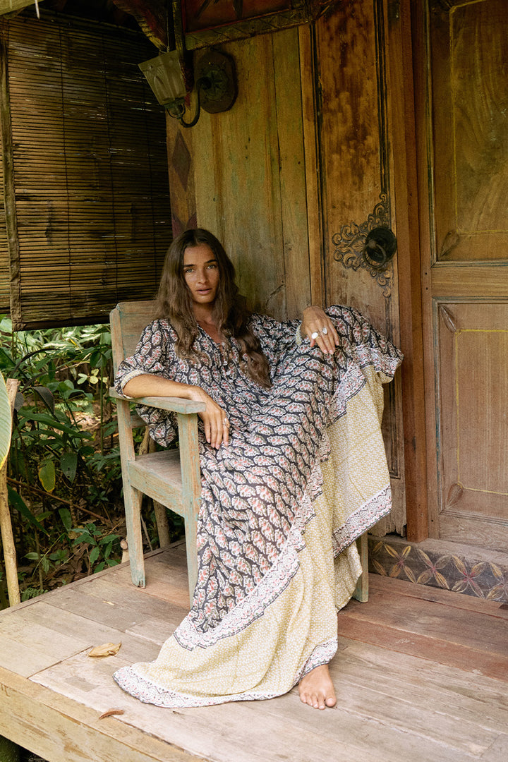 Bhoomi Maxi Dress ~ Onyx