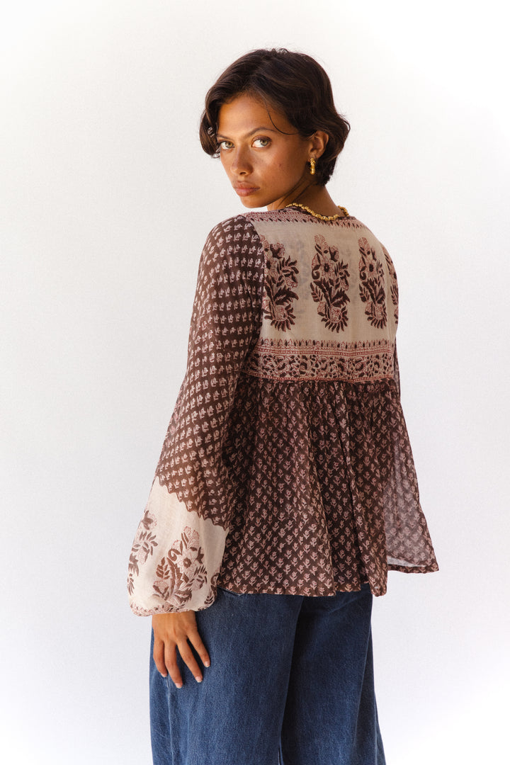 Rooh Blouse ~ Cacao