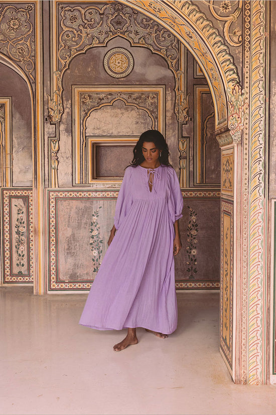 kira maxi dress in lilac line & dot Kyra Maxi Dress ~ Lilac Gauze kira maxi dress in lilac line & dot Kyra Maxi Dress ~ Lilac Gauze