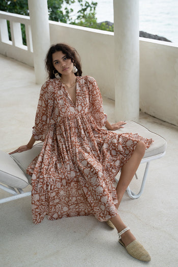 Sustainable Midi Dresses | Slow Fashion, Ethical & Handmade | Daughters Of India DOI Sustainable Midi Dresses | Slow Fashion, Ethical & Handmade | Daughters Of India DOI