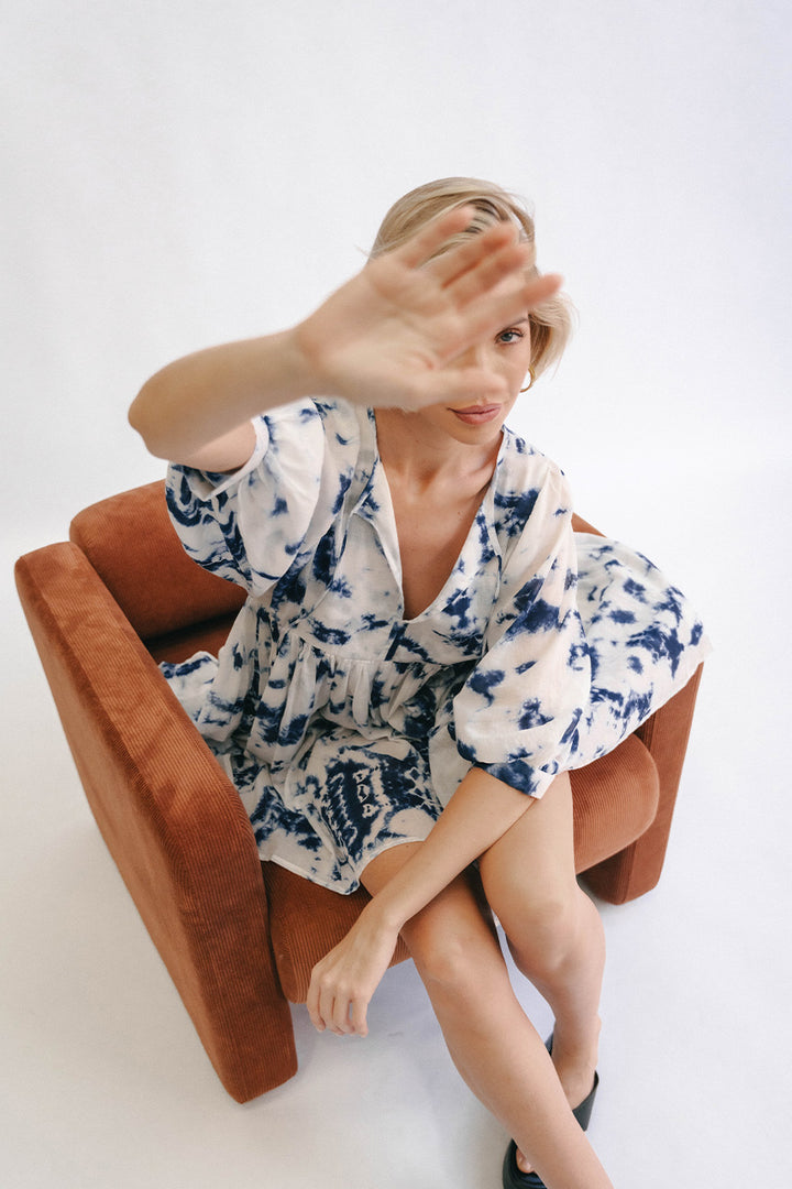 Kyra Mini Dress ~ Deep Sea