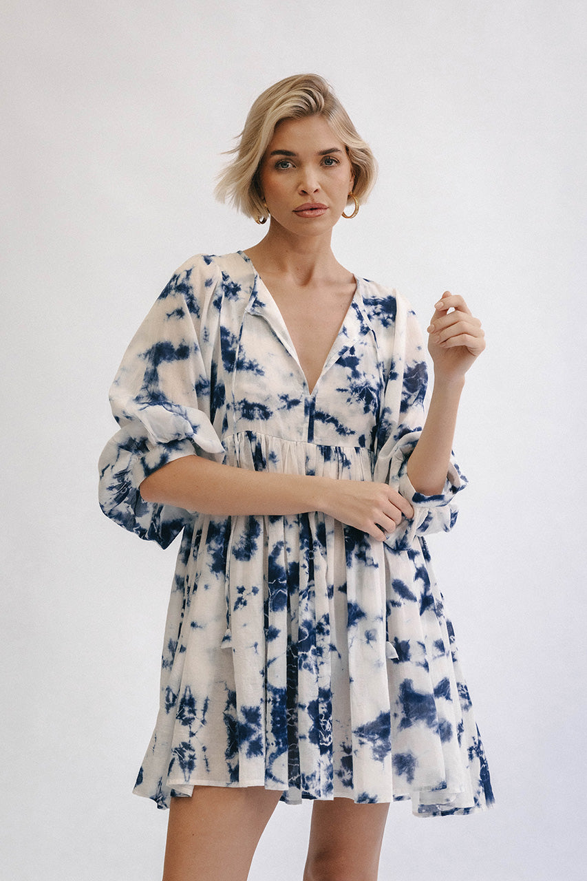 Kyra Mini Dress ~ Deep Sea