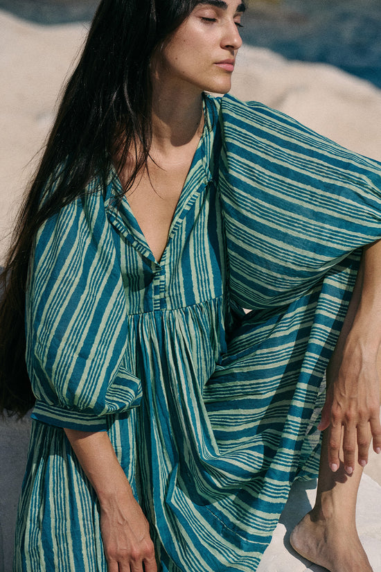 Kyra Mini Dress ~ Spearmint | Hand Screen Printed Cotton Dress DOI Kyra Mini Dress ~ Spearmint | Hand Screen Printed Cotton Dress DOI