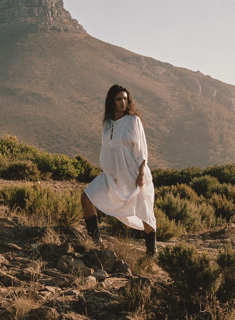 Kyra Midi Dress ~ Blue Iris