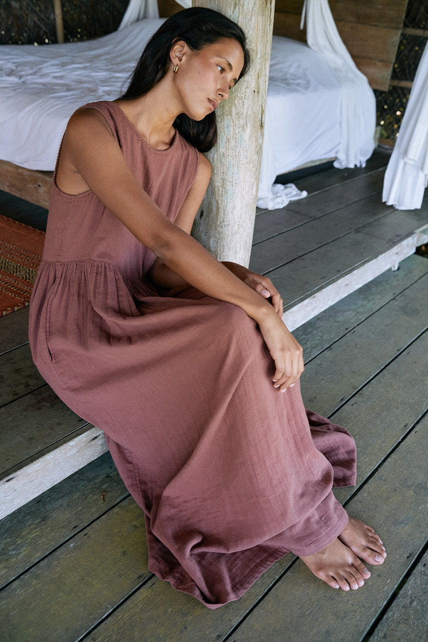 Nadi Dress ~ Chocolate