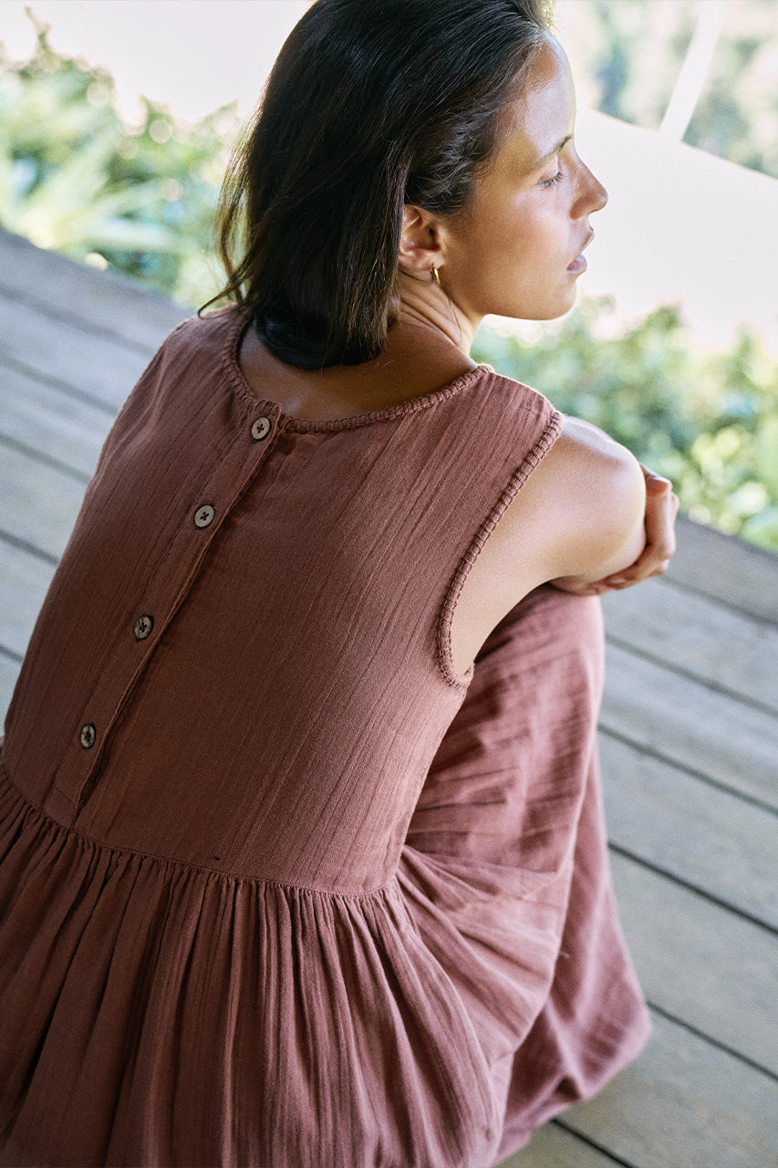 Nadi Dress ~ Chocolate