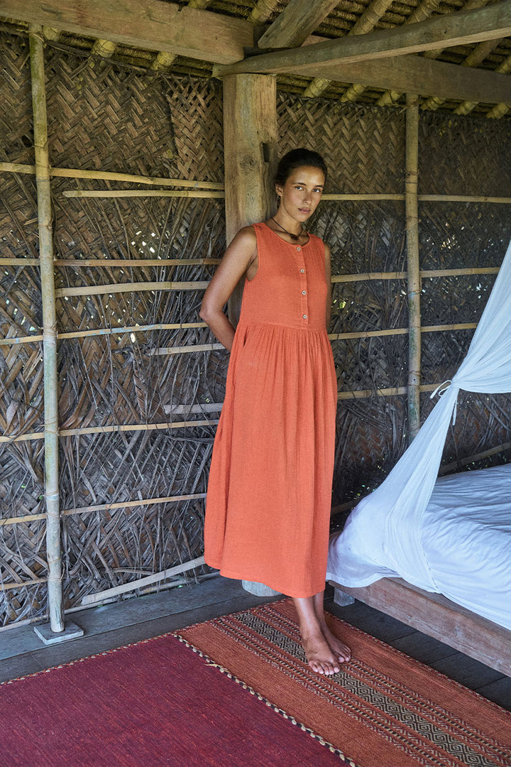Nadi Dress ~ Terracotta