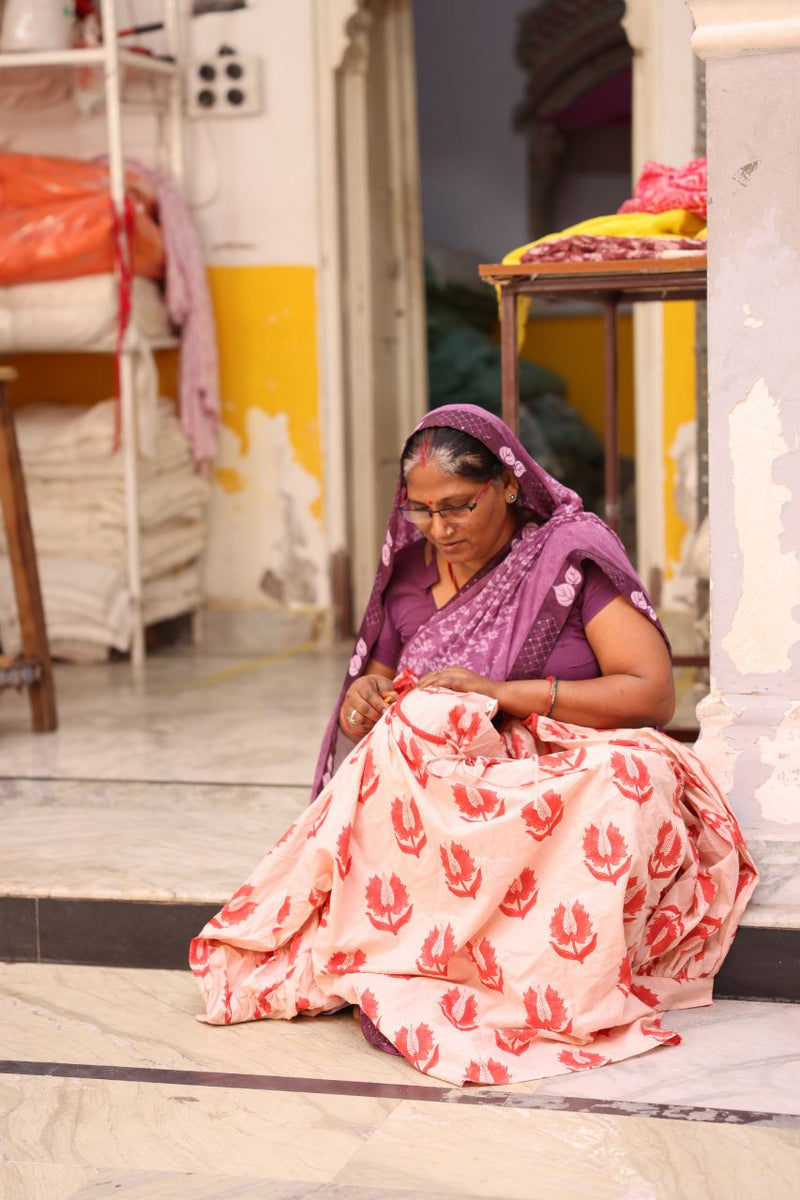 Jasmine Midi Dress - Shell