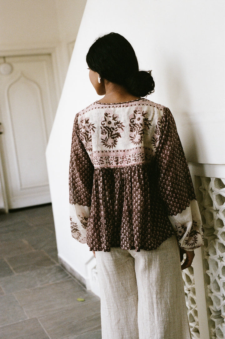 Rooh Blouse ~ Cacao