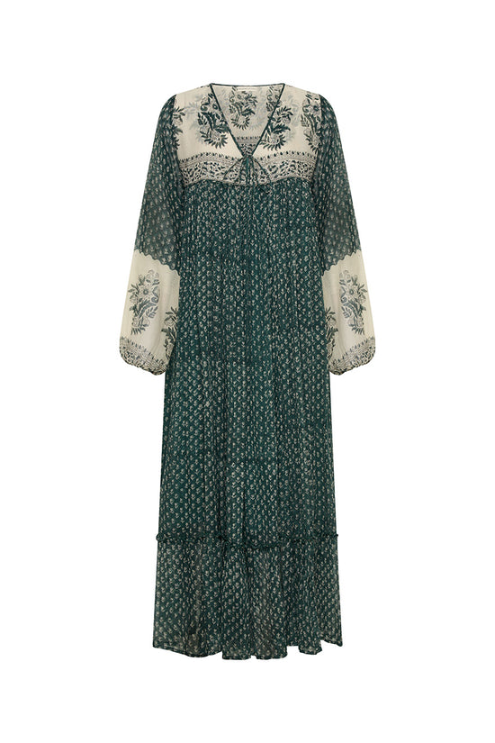 Rooh Maxi Dress ~ Pine