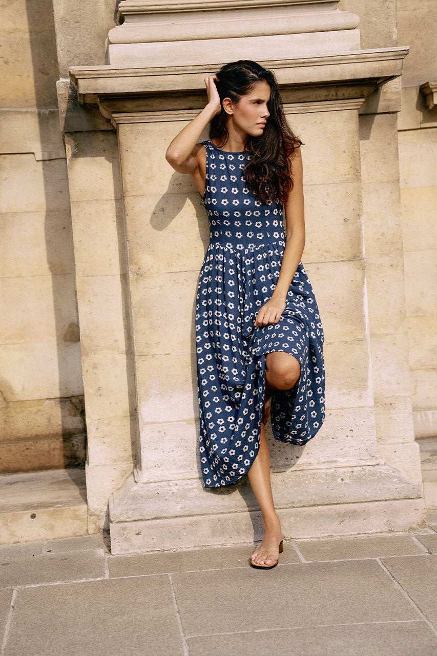 Veda Dress ~ Indigo