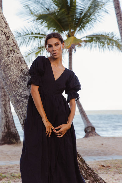 Uma Maxi Dress ~ Black