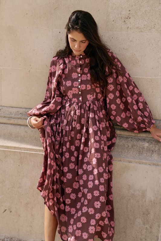 Anika Maxi Dress ~ Pink Cosmos