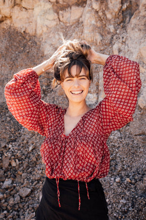 Rashmi Blouse ~ Scarlett