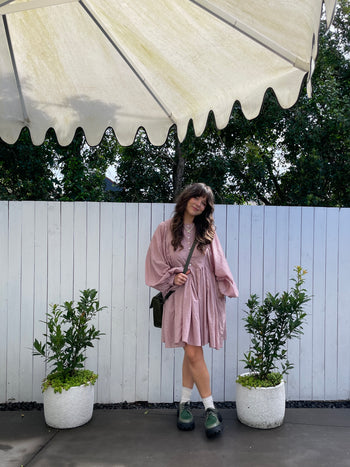 Anika Mini Dress ~ Mulberry