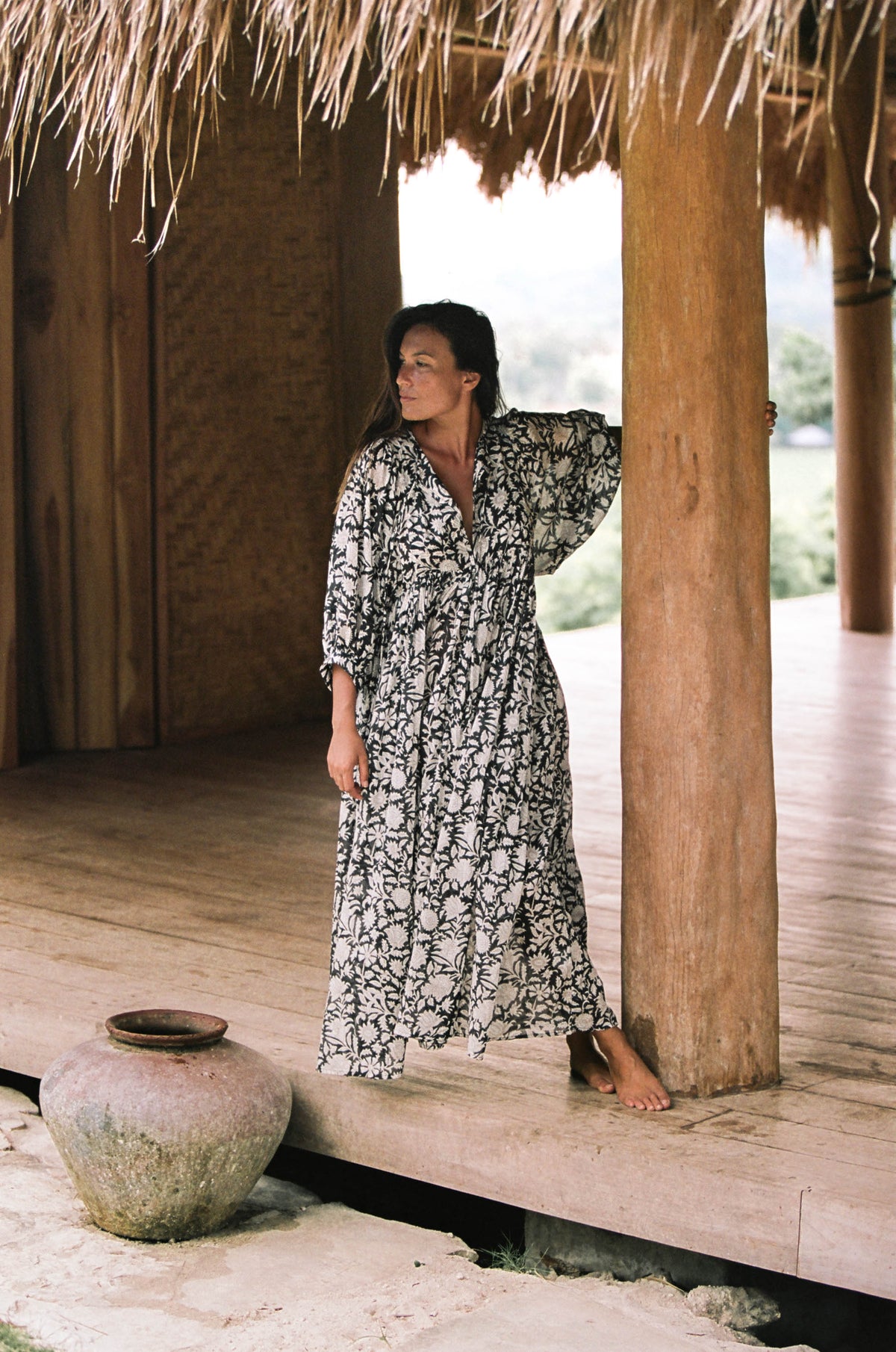 Kyra Maxi Dress ~ Pepper | Crafted by Hand, Designed to Last – DOI