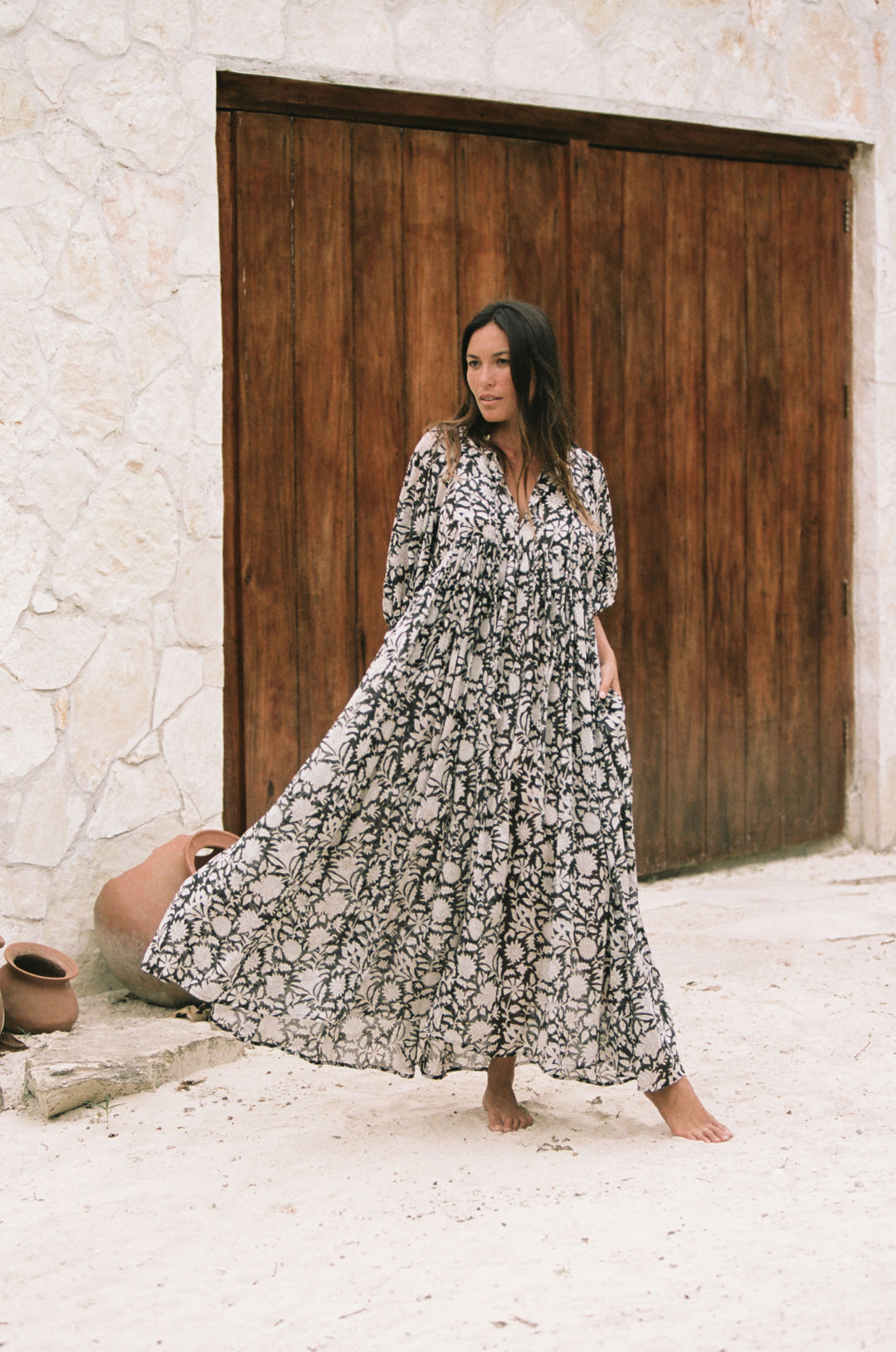 Kyra Maxi Dress ~ Pepper