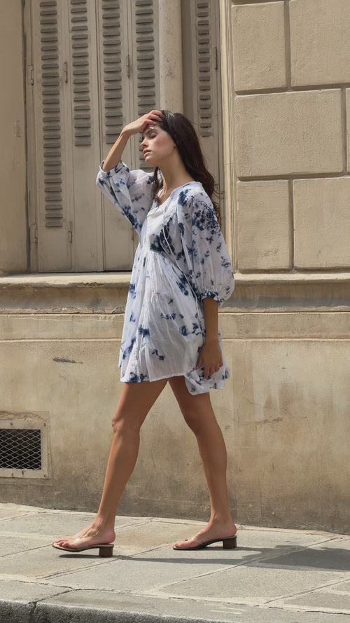 knee length dresses for ladies Indian Button-up Mini in