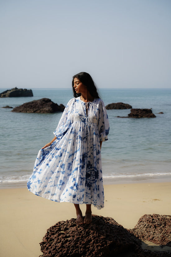 kyra midi dress daughters of india Kyra Midi Dress ~ Deep Sea