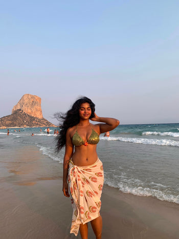 Ria Sarong ~ Strawberry Cream