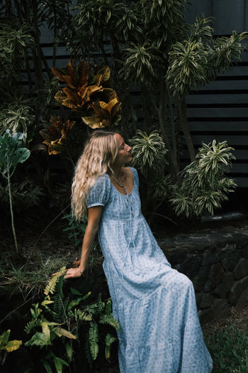 Sita Maxi Dress ~ Bluebell